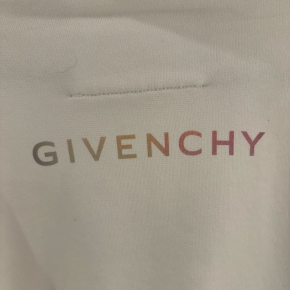 Givenchy Women's White Cotton 4G Printed Drawstring hoodie - Picture 7 of 11